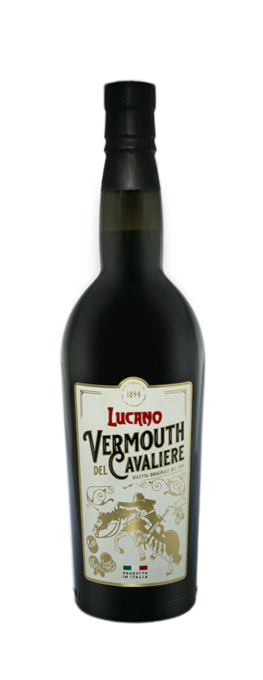 Lucano Vermouth Del Cavaliere glass bottle