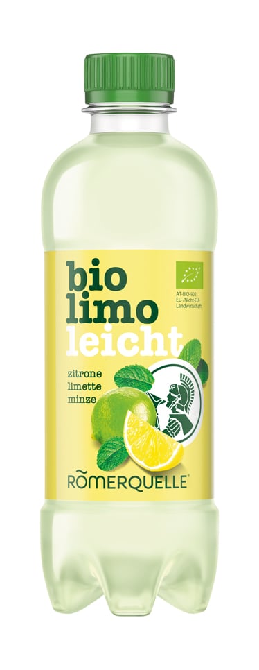 Römerquelle bio limo leicht Zitrone PET-Flasche