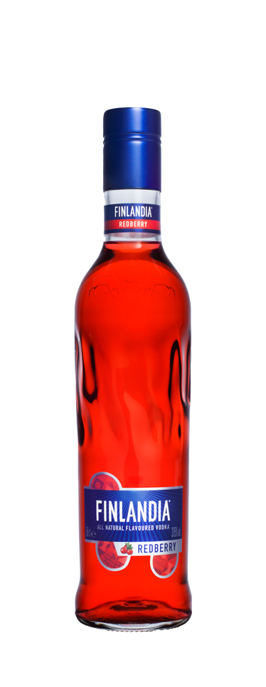 Finlandia Vodka Redberry Glasflasche