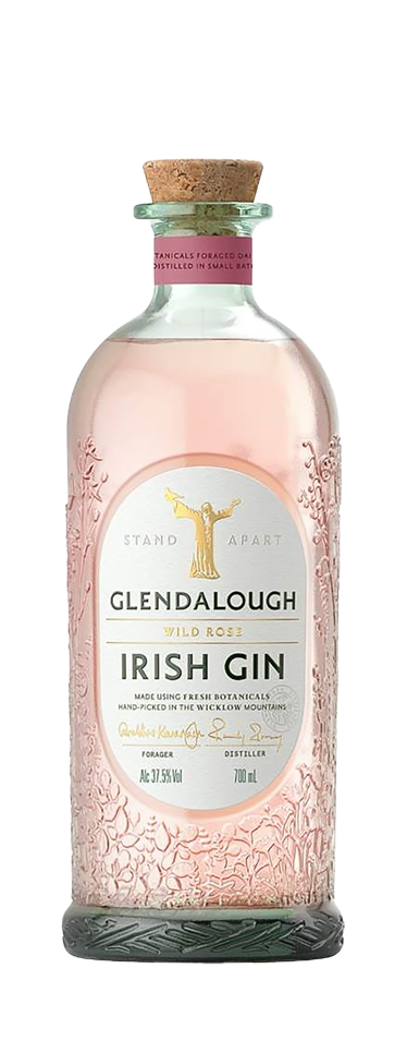 Glendalough Rose Gin Glasflasche