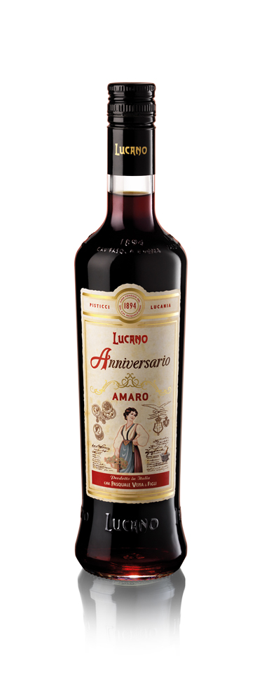 Lucano Amaro Anniversario glass bottle