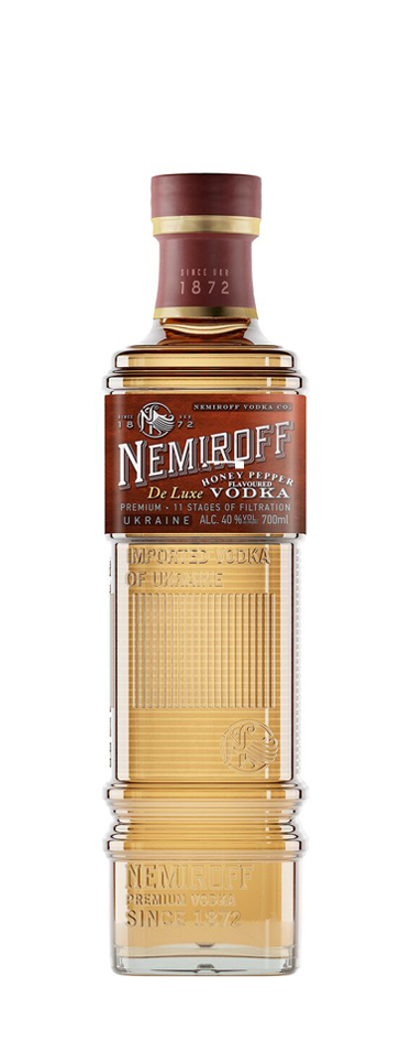 Nemiroff De Luxe Honey Pepper glass bottle