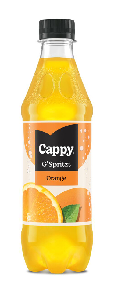 Cappy G'spritzt Orange PET-Flasche