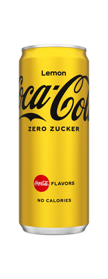 Coca-Cola Lemon Zero can