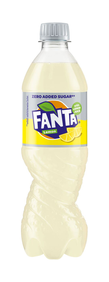 Fanta Lemon Zero PET bottle