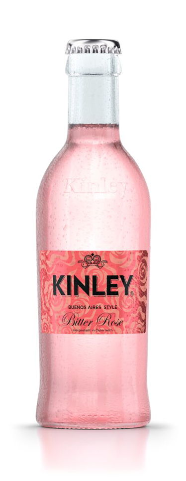 Kinley Bitter Rose returnable glass bottle