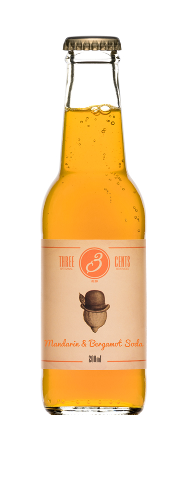 Three Cents Mandarin & Bergamot Soda