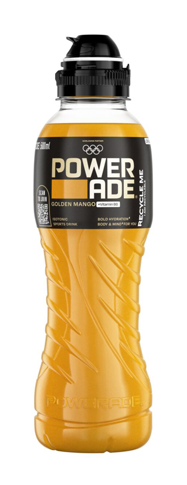 Powerade Golden Mango PET-Flasche