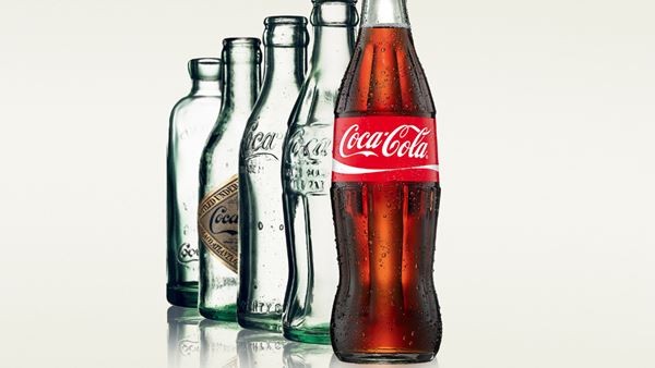 Historische Coca-Cola Flaschen