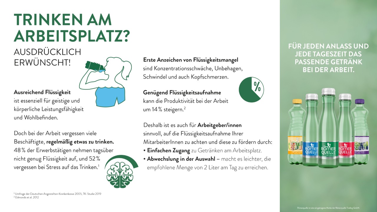 Trinken am Arbeitsplatz?