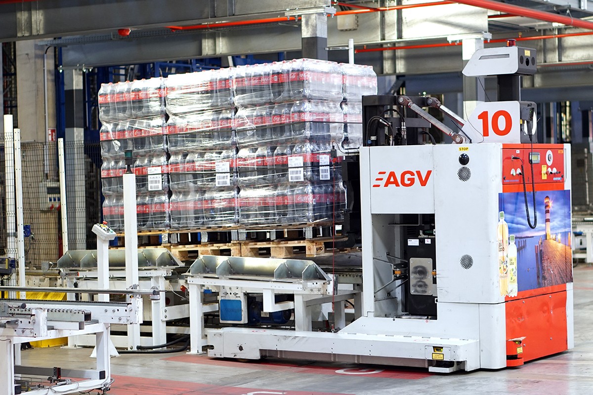 LGV at Coca-Cola HBC Austria bottling plant in Edelstal
