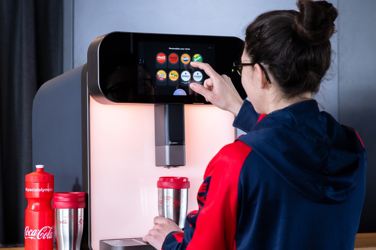 Coca-Cola Freestyle Compact bei den Special Olympics
