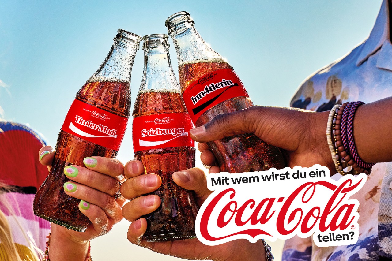 Teile dein Coca-Cola Sujet 
