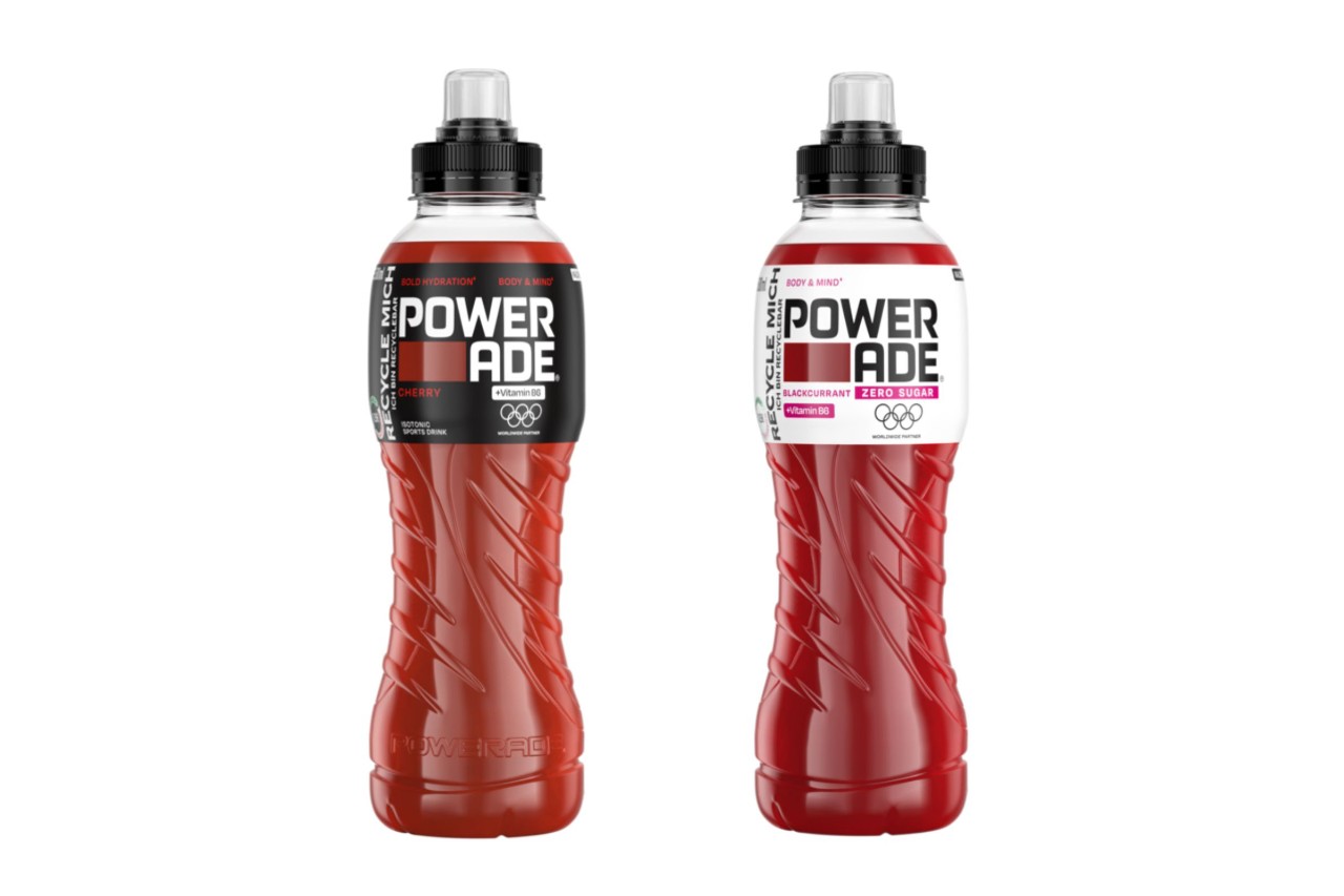 POWERADE neue Sorten: Blackcurrant Zero und Cherry 