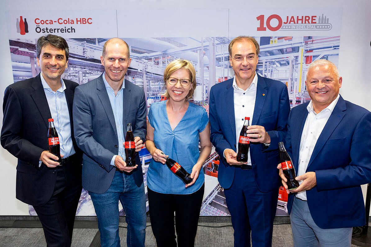  Eröffnung Mehrwegglaslinie Coca-Cola HBC Österreich
