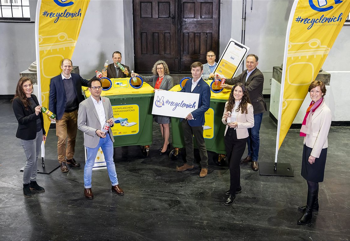 RecycleMich-Initiative: Österreichische Getränkehersteller mit innovativer App-Lösung für Steigerung der Sammelquote 