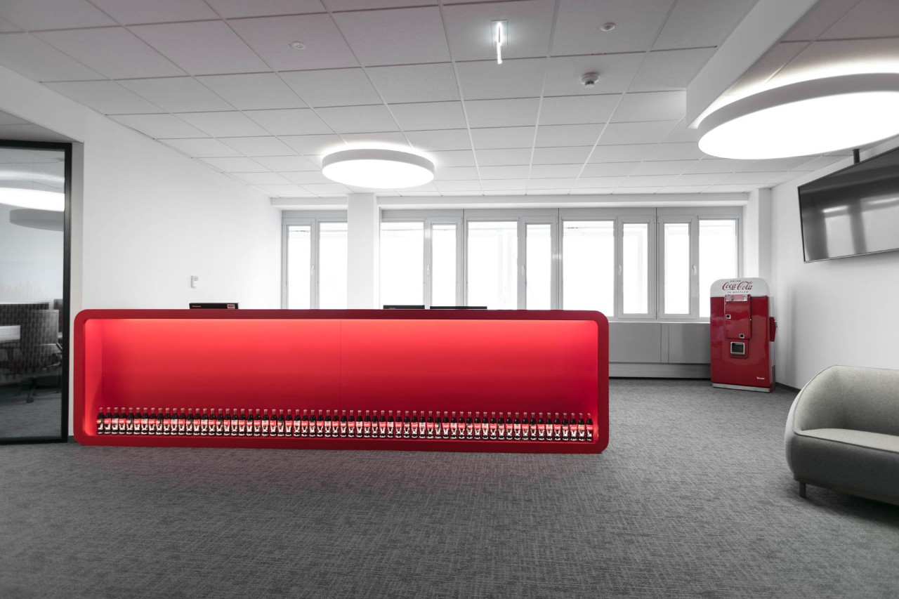 Entrance area/Reception in the Vienna office